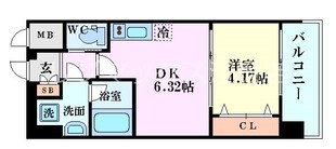 プレジオ江坂Ⅱの物件間取画像